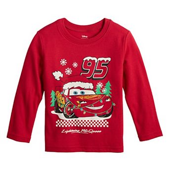 Toddler & Boys 4-12 Jumping Beans® Disney / Pixar's Cars Lightning McQueen Adaptive Physical Long Sleeve Graphic Tee