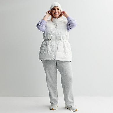 Plus Size Tek Gear® Cinched Waist Puffer Vest