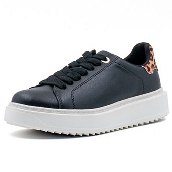 MILOCACA Women's Lace Up Platform Sneakers