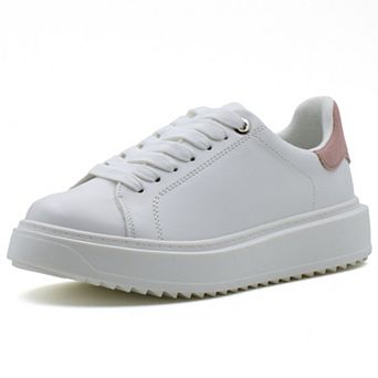 MILOCACA Women's Lace Up Platform Sneakers