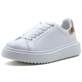 MILOCACA Women's Lace Up Platform Sneakers