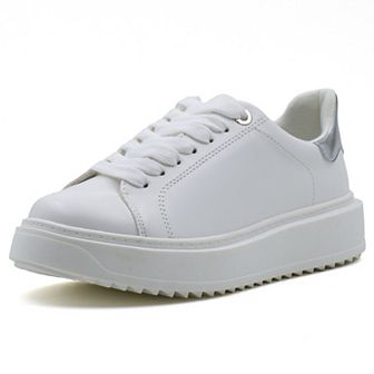 MILOCACA Women's Lace Up Platform Sneakers