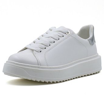 MILOCACA Women's Lace Up Platform Sneakers