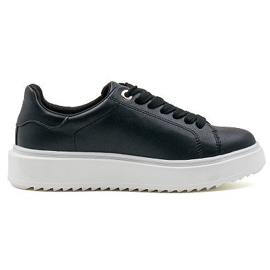 MILOCACA Women's Lace Up Platform Fashion Sneakers