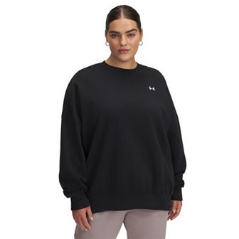 Plus Size Under Armour Rival Fleece Oversized Crew Sweatshirt - Size 2X