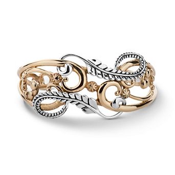 Southwest Spirit® Sterling Silver Flower Leaf Bracelet