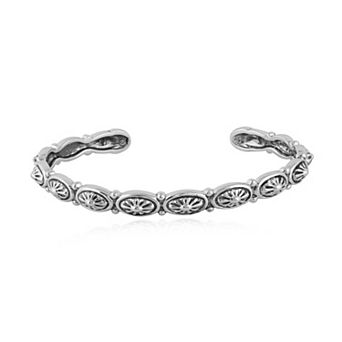 Southwest Spirit® Sterling Silver Concha Cuff Bracelet
