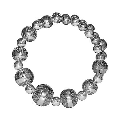 Southwest Spirit® Sterling Silver Native Bead Adjustable Bracelet