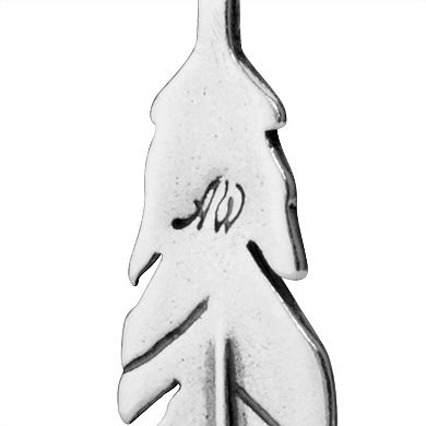 Southwest Spirit® Sterling Silver Feather Drop Earrings