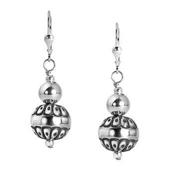 Southwest Spirit® Sterling Silver Ball Drop Earrings