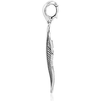 Southwest Spirit® Sterling Silver Feather Pendant
