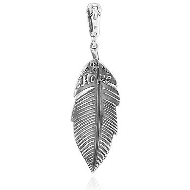 Southwest Spirit® Sterling Silver Feather Pendant