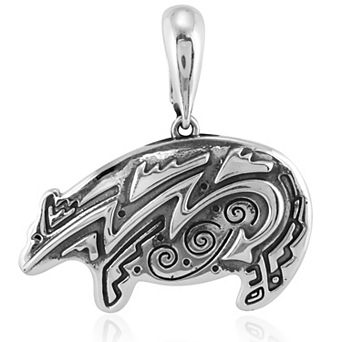 Southwest Spirit® Sterling Silver Spirit Bear Pendant
