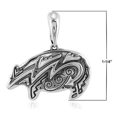Southwest Spirit® Sterling Silver Spirit Bear Pendant
