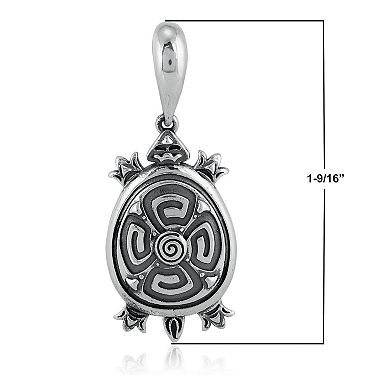 Southwest Spirit® Sterling Silver Spirit Turtle Pendant