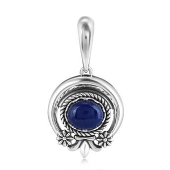 Southwest Spirit® Sterling Silver Lapis Lazuli Naja Pendant