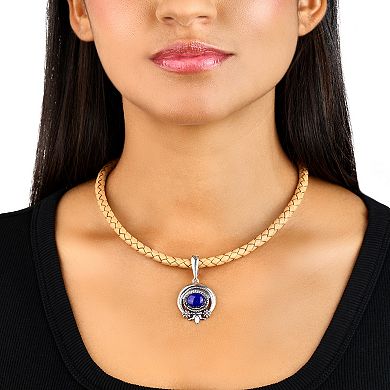 Southwest Spirit® Sterling Silver Lapis Lazuli Naja Pendant