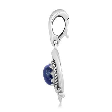 Southwest Spirit® Sterling Silver Lapis Lazuli Naja Pendant