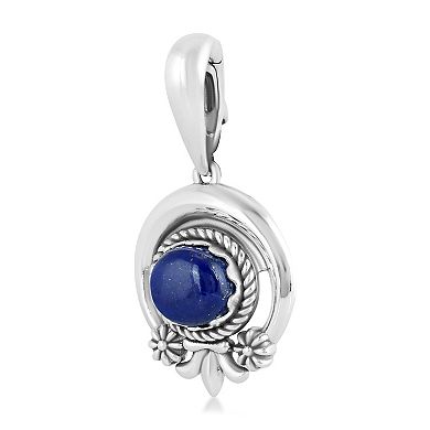 Southwest Spirit® Sterling Silver Lapis Lazuli Naja Pendant
