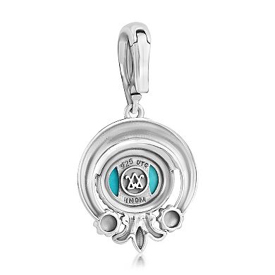 Southwest Spirit® Sterling Silver Turquoise Naja Pendant