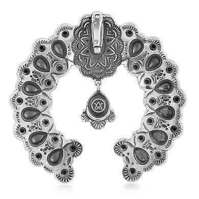 Southwest Spirit® Sterling Silver Chrysocolla Naja Pendant