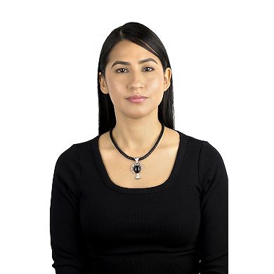 Southwest Spirit® Sterling Silver Black Onyx Naja Pendant