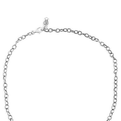 Southwest Spirit Sterling Silver Jasper Squash Blossom Necklace