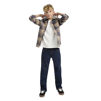 Boys 8-20 Levi's® Hooded Plaid Flannel Shacket