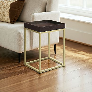 INK+IVY Modena Square Nesting End Table with Tray Top