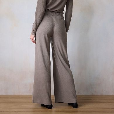 Women's LC Lauren Conrad Super High Rise Wide Leg Cozy Pants