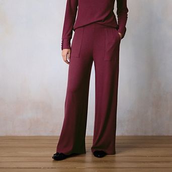 Women's LC Lauren Conrad Super High Rise Wide Leg Cozy Pants