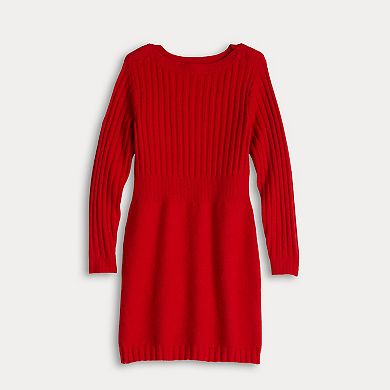 Petite LC Lauren Conrad Boat Neck Sweater Mini Dress