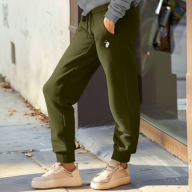Dalix Womens Heartly Ghost Midweight Fleece Jogger Pant