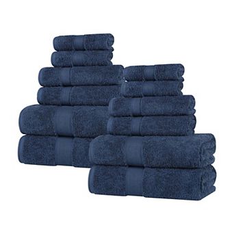 SUPERIOR Oregon Solid Cotton 12 pc Towel Set