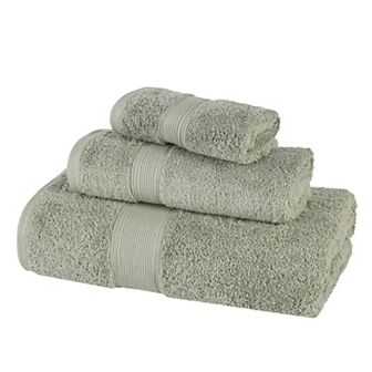 SUPERIOR Oregon Solid Cotton 3 pc Towel Set
