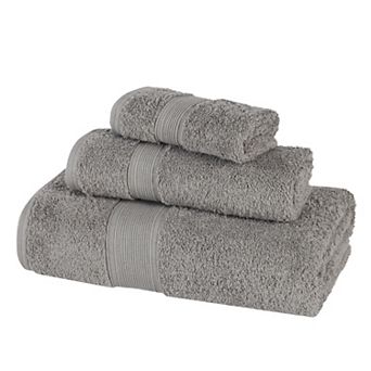 SUPERIOR Oregon Solid Cotton 3 pc Towel Set