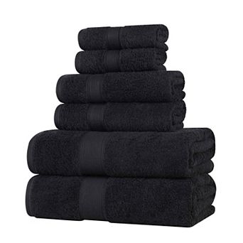 SUPERIOR Oregon Solid Cotton 6 pc Towel Set