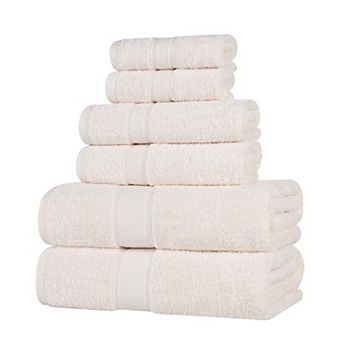 SUPERIOR Oregon Solid Cotton 6 pc Towel Set
