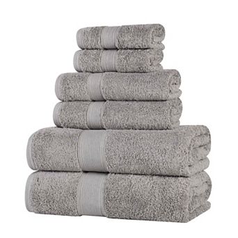 SUPERIOR Oregon Solid Cotton 6 pc Towel Set