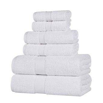 SUPERIOR Oregon Solid Cotton 6 pc Towel Set