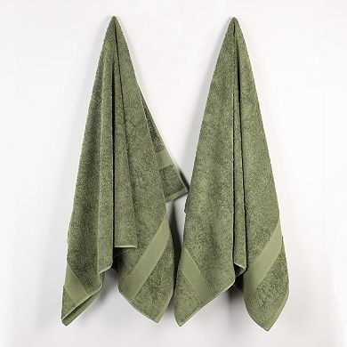 SUPERIOR Oregon Solid Cotton 2-pc. Bath Sheet Set