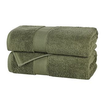 SUPERIOR Oregon Solid Cotton 2 pc Bath Sheet Set