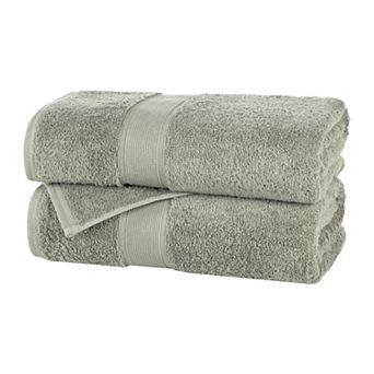 SUPERIOR Oregon Solid Cotton 2 pc Bath Sheet Set