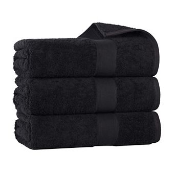 SUPERIOR Oregon Solid Cotton 3 pc Bath Towel Set