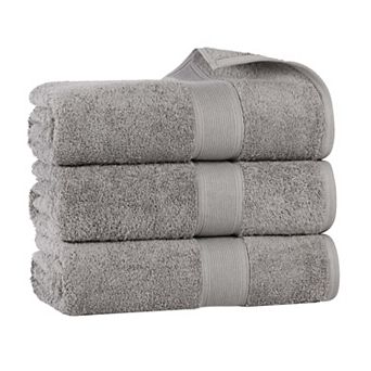 SUPERIOR Oregon Solid Cotton 3 pc Bath Towel Set