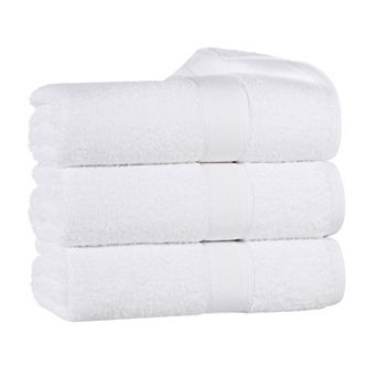 SUPERIOR Oregon Solid Cotton 3 pc Bath Towel Set