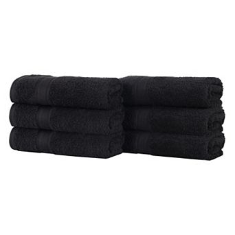 SUPERIOR Oregon Solid Cotton 6 pc Hand Towel Set