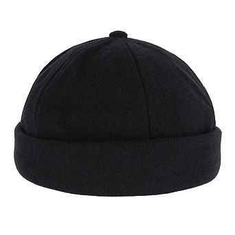 Epoch Hats Company Men's Rolled Cuff Fisherman Wool Winter Cap