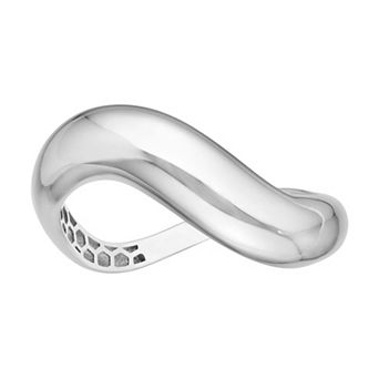 Color Romance 14k Gold Swirl Band Ring