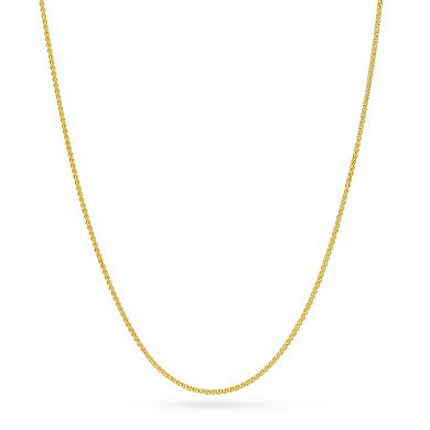 Color Romance 14k Gold Textured Twist Cross Pendant Necklace